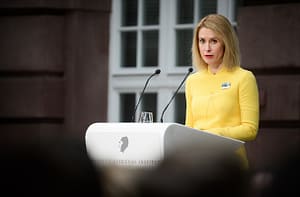 Estonian Prime Minister Kallas in Berlin