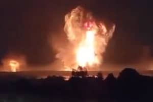 Russia Toropets explosion X